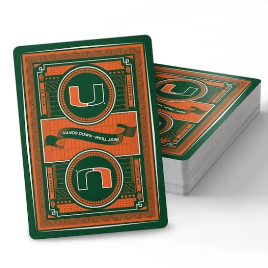 NCAA Classic Series Playing Cards Miami Hurricanes {6}