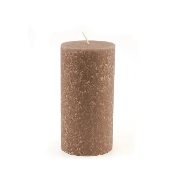 Root Candles 3" x 6" Unscented Timberline&trade; Pillar Candle Portobello {1}