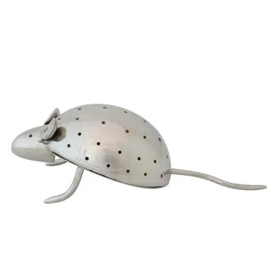Hello Honey Aluminum Vintage Reproduction Mouse Toothpick Holder, Nickel Finish {4}