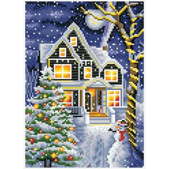 Diamond Dotz&reg; Christmas Night Diamond Painting Kit {3}