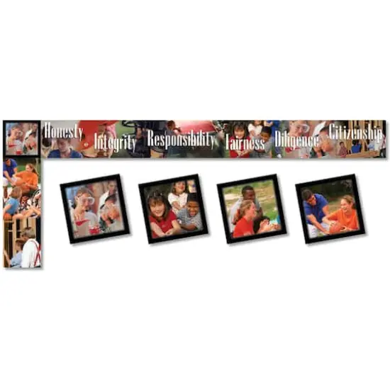 North Star Teacher Resources Character Education All Around the Board Trimmers, 258ft. {3}