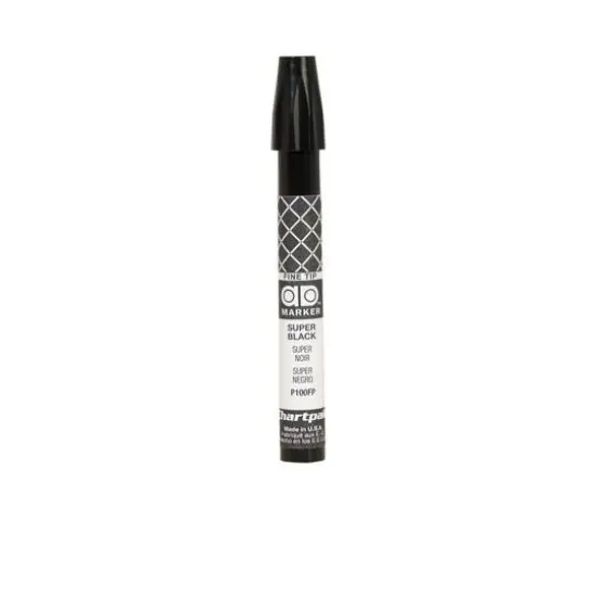 Chartpak Fine Tip Ad&trade; Marker P100 Super Black {1}