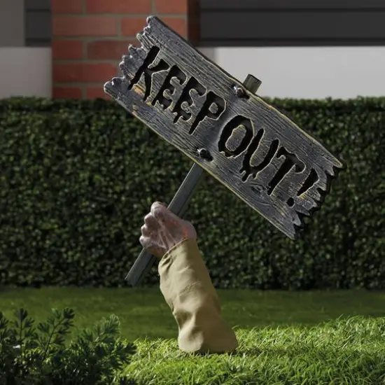 Assorted 19" Zombie Grave Breaker Sign by Ashland&reg;, 1pc. {5}