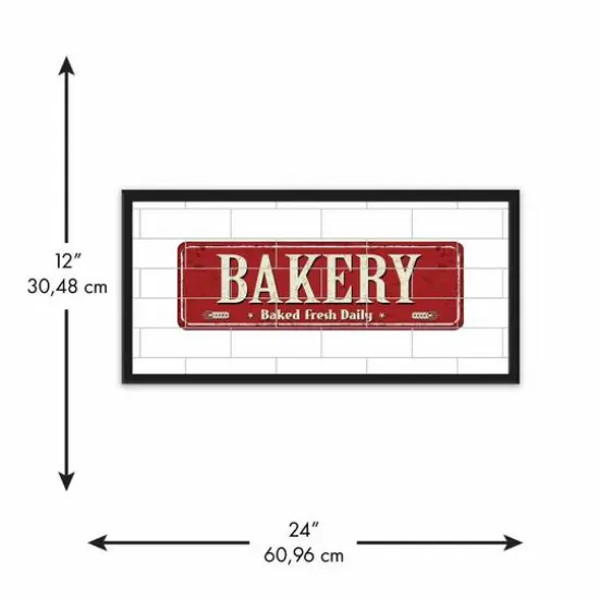 RoomMates Bakery Tile & Type Framed Wall Art {4}