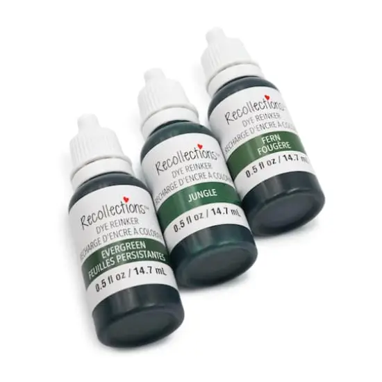 Dye Reinker Set by Recollections&trade; Dark Greens {3}