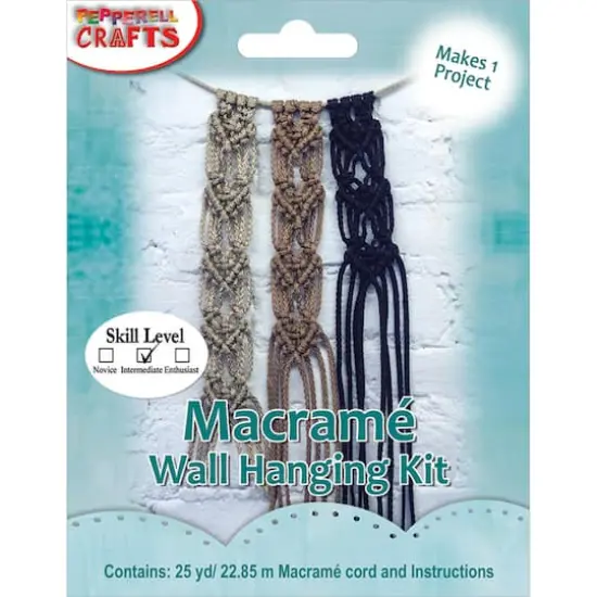 Pepperell Mini Macram&eacute; Hanging Heart Kit {1}