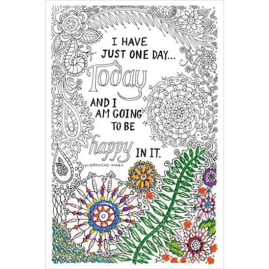 Design Works&trade; Zenbroidery&trade; Be Happy Stamped Embroidery Kit {3}