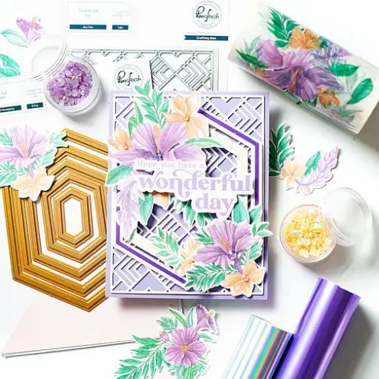 Pinkfresh Studio Hibiscus Washi Tape {4}