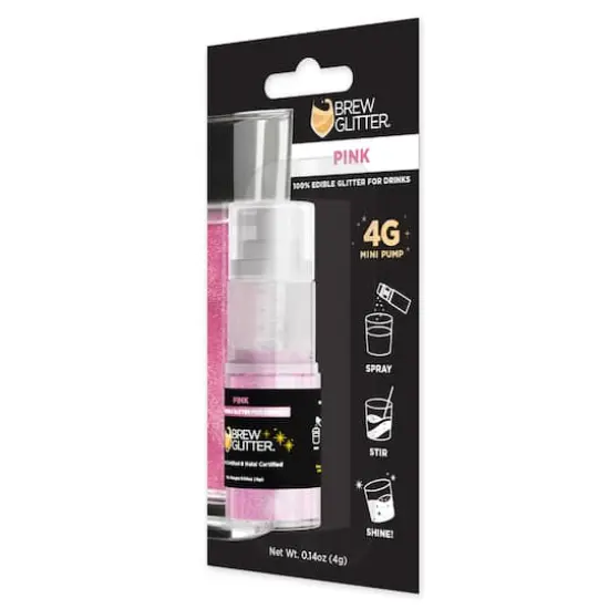 Bakell&reg; Brew Glitter&reg; Edible Drink Glitter Pink {7}