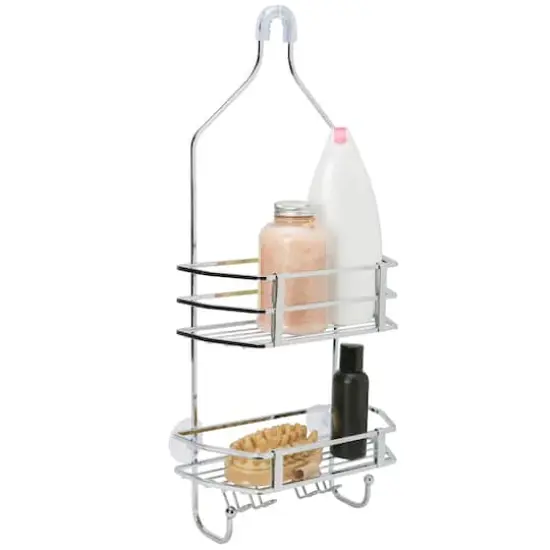 Bath Bliss Moderno Shower Caddy Chrome {1}