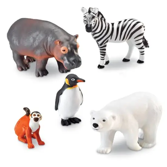 Learning Resources Jumbo Zoo Animals, 5ct. {1}