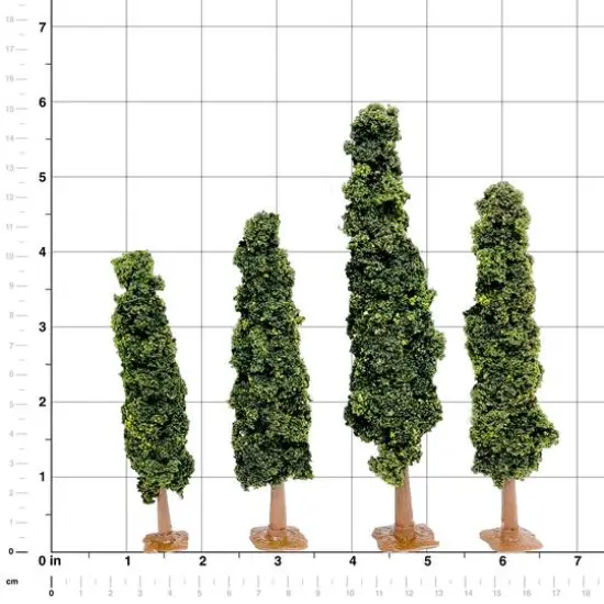 JTT Scenery Products Mini Pine Trees Value Pack {4}