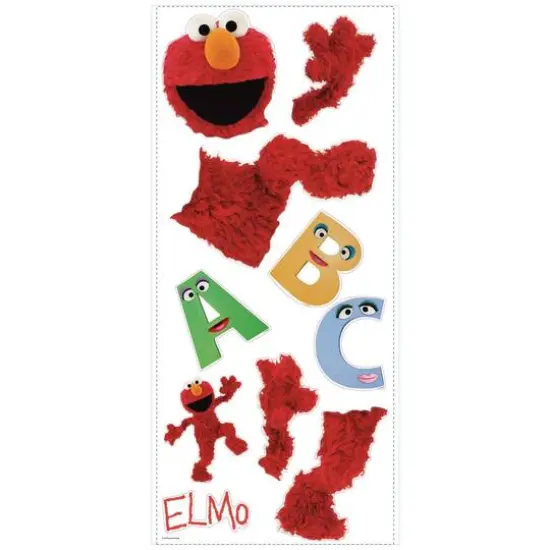RoomMates Sesame Street Elmo Peel & Stick Giant Wall Decal {3}