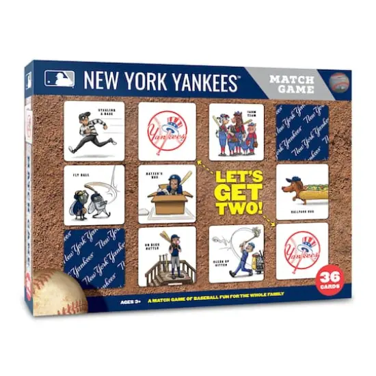Major League Baseball Licensed Memory Match Game New York Yankees {1}