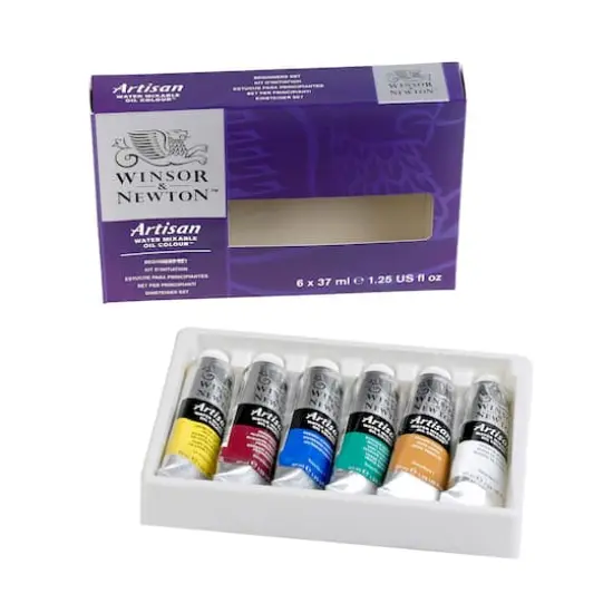 Winsor & Newton&reg; Artisan Water Mixable Oil Colour&trade; 6 Tube Beginner Set {3}