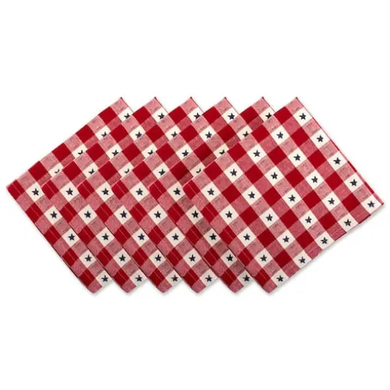 DII&reg; Star Check Napkin, 6ct. {1}