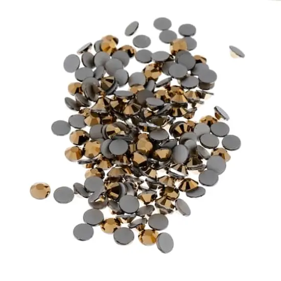 SS12 Glass Flatback Rhinestones by Bead Landing&trade; Metallic Gold {1}