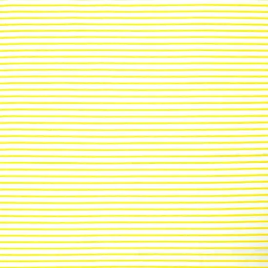 White & Yellow Stripes Cotton Fabric Mini Bolt by Loops & Threads&reg; {1}