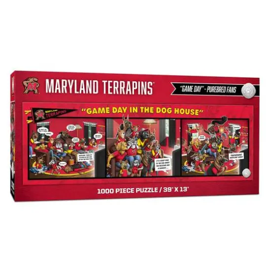 College Game Day in the Dog House 1,000 Piece Puzzle Maryland Terrapins {1}