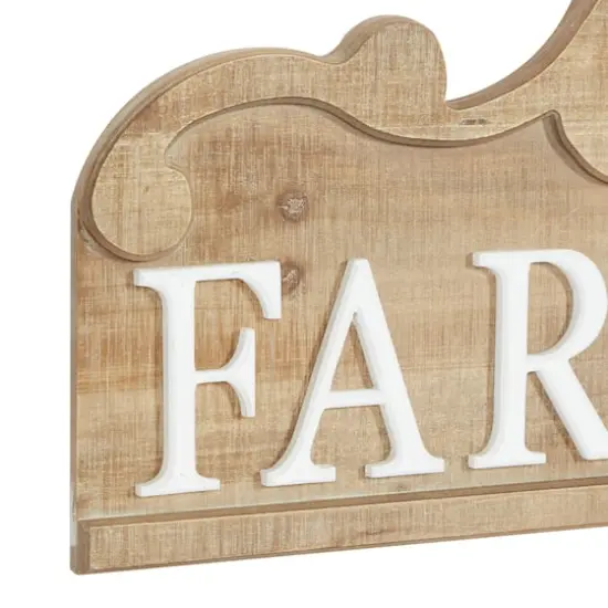 Brown Wood Farmhouse Wall Decor 19" x 47" x 1" {4}