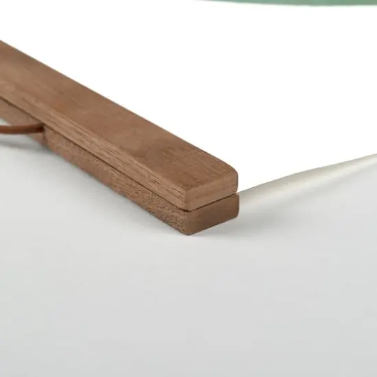 Happy Go Lucky 20 x 20 Teak Hanging Canvas {3}