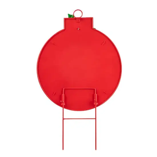 Glitzhome&reg; 24" Metal Ornament Yard Stake {7}