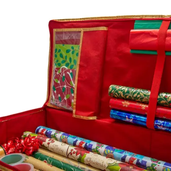 Simplify Holiday Gift Wrap Storage Tote {9}