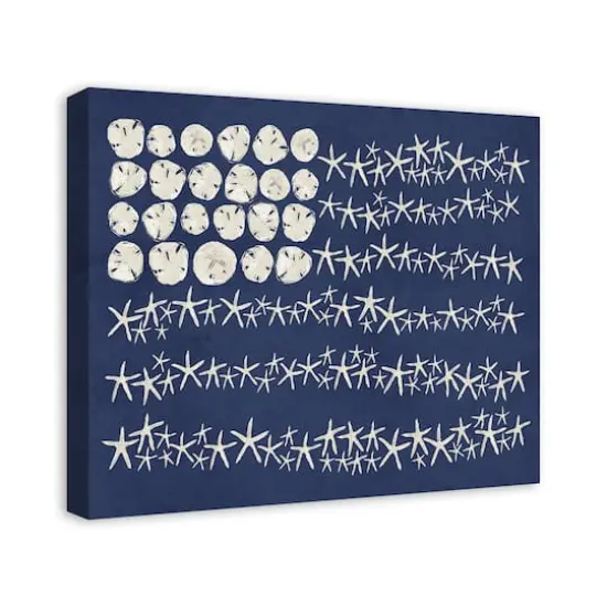Starfish Flag Canvas Wall Art {5}