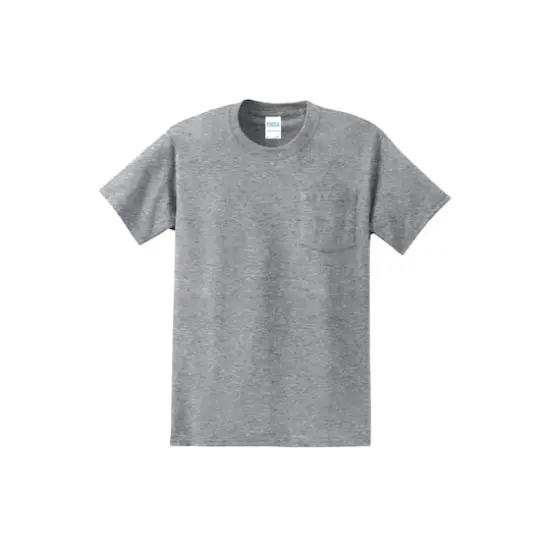 Port & Company&reg; Essential Pocket T-Shirt Athletic Heather {1}
