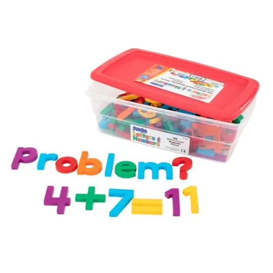 Educational Insights Jumbo AlphaMagnets & MathMagnets {1}