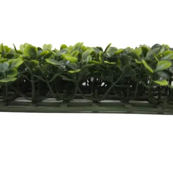 Green Artificial Boxwood Mat {4}