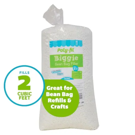 Poly-Fil&reg; Biggie Bean Bag Filler, 16oz. {1}