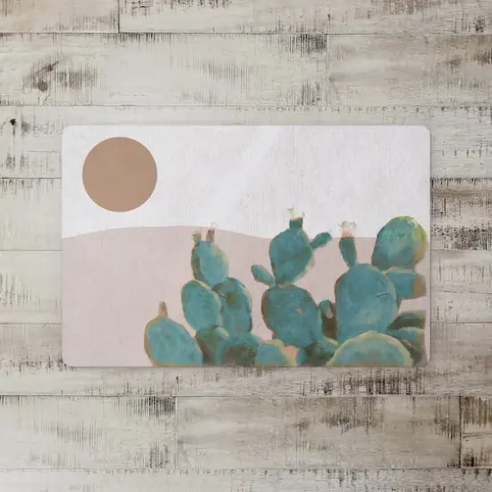 Close Up Cactus 27" x 18" Floor Mat {1}