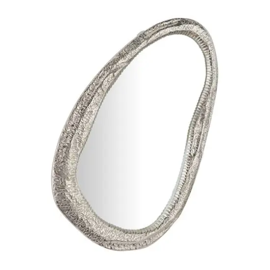 Silver Contemporary Wall Mirror, 23" x 2" x 35" {3}