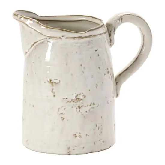 Hello Honey&reg; White Stoneware Pitcher {3}