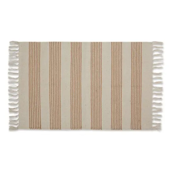 DII&reg; Stone Ticking Stripe Hand-Loomed Rug, 2ft. x 3ft. {1}