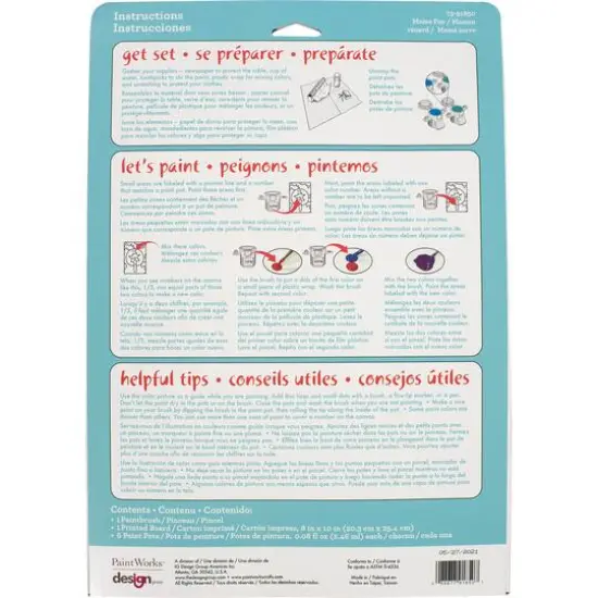 PaintWorks&trade; Mama Fox Paint by Number Kit {6}