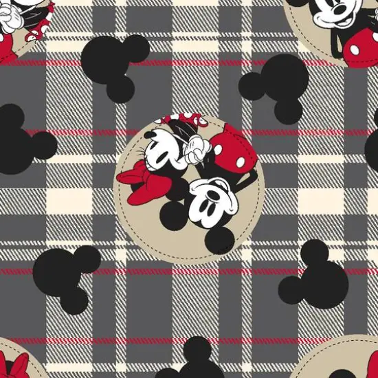 Disney&reg; Mickey & Minnie Badges Fleece {1}