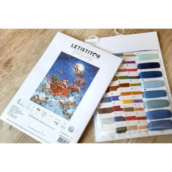 Letistitch The Reindeers On Their Way! Counted Cross Stitch Kit {3}