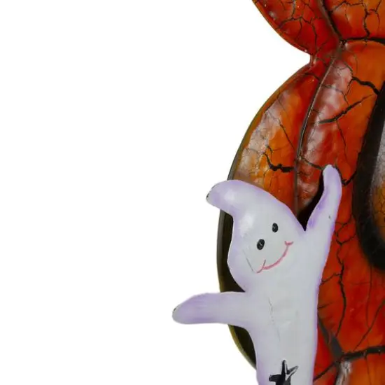 33" Orange & Black Stacked Pumpkins Outdoor Halloween Decoration {4}