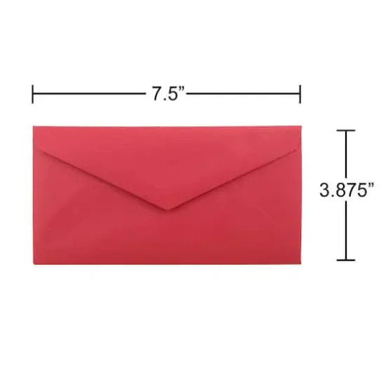 JAM Paper 3.875" x 7.5" Assorted Color Business Envelopes, 150ct. {5}
