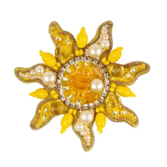 BP-339C The Sun Broach Beadwork Kit {1}