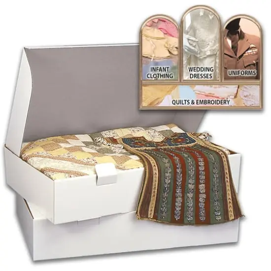 PROP-IT&reg; Acid-Free Single Garment & Needlework Storage Chest {1}