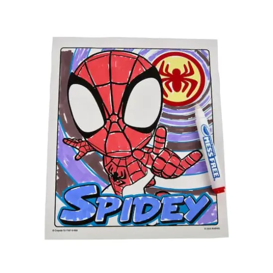Crayola® Spidey & His Amazing Friends Color Wonder Mess Free Neon Coloring Kit {4}