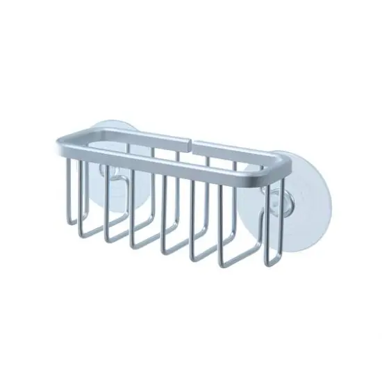 SunnyPoint 6" NeverRust Kitchen Sink Suction Holder Mat Silver {1}