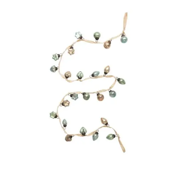 Hello Honey&reg; 6ft. Multicolor Mercury Glass Ball Ornament Garland {4}