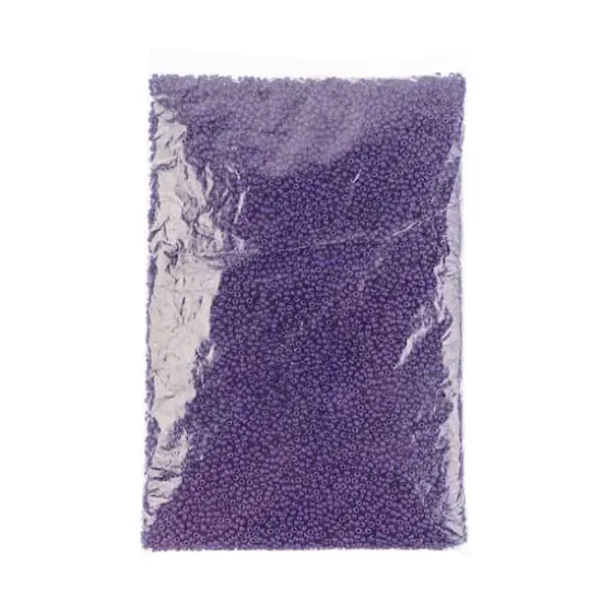 John Bead Terra Intensive 8/0 Czech Glass Seed Beads, 500g Purple Matte {3}