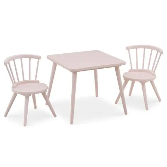 Delta Children Windsor Table & 2 Chairs Set Blush Pink {1}