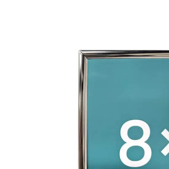 Basics&trade; 8" x 10" Silver Rounded Metal Frame by Studio D&eacute;cor&reg; {5}