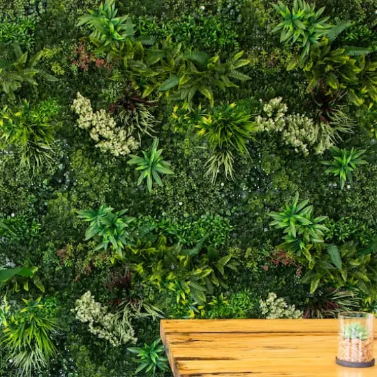 40" Amazon Rainforest Artificial Living Wall Panel {9}